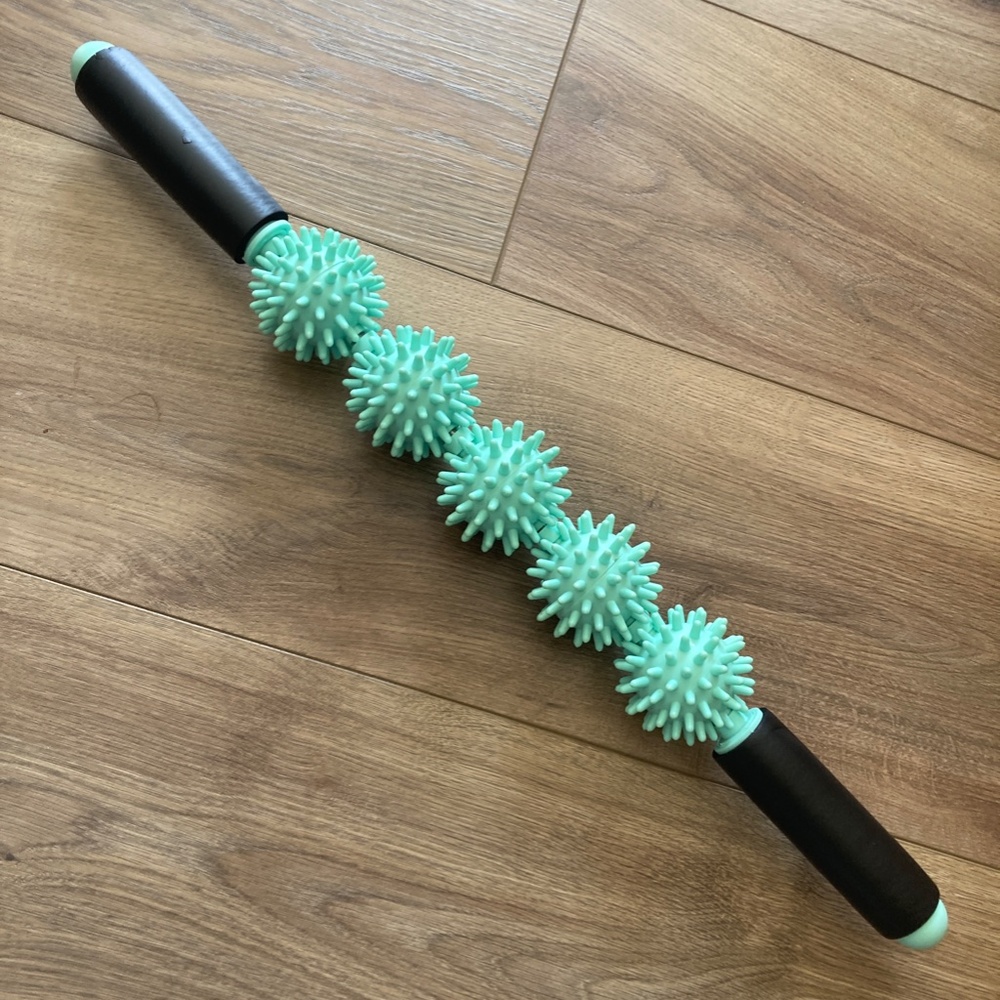 FWP Massage Roller Wand, Acupressure Ball Stick, Acupuncture Muscle Therapy